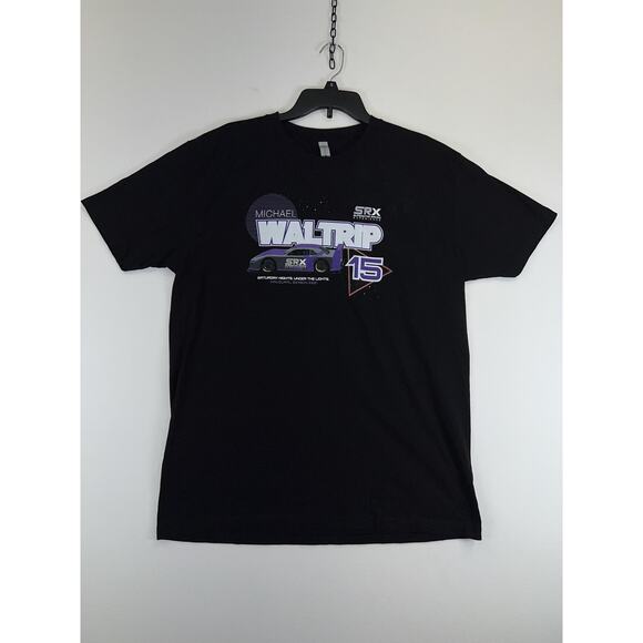 Michael Waltrip Shirt Mens XL Black SRX Racing Graphic Tee Car 15 NASCAR - Picture 1 of 6